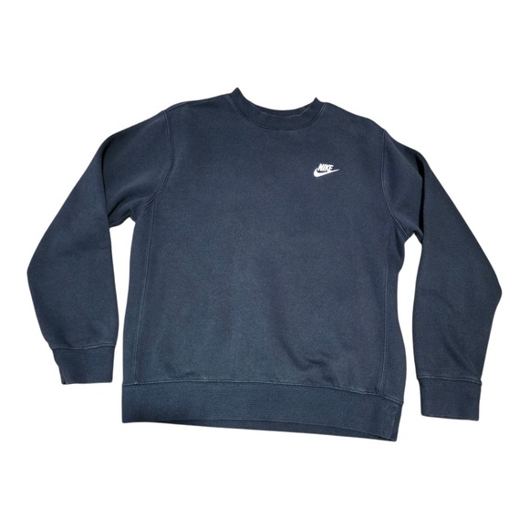 Nike Other - Nike Men Crew Neck Sweatshirt Black Small Skater Logo Casual Streetwear Swoosh